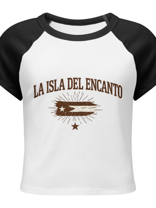 Women’s micro rib raglan baby tee